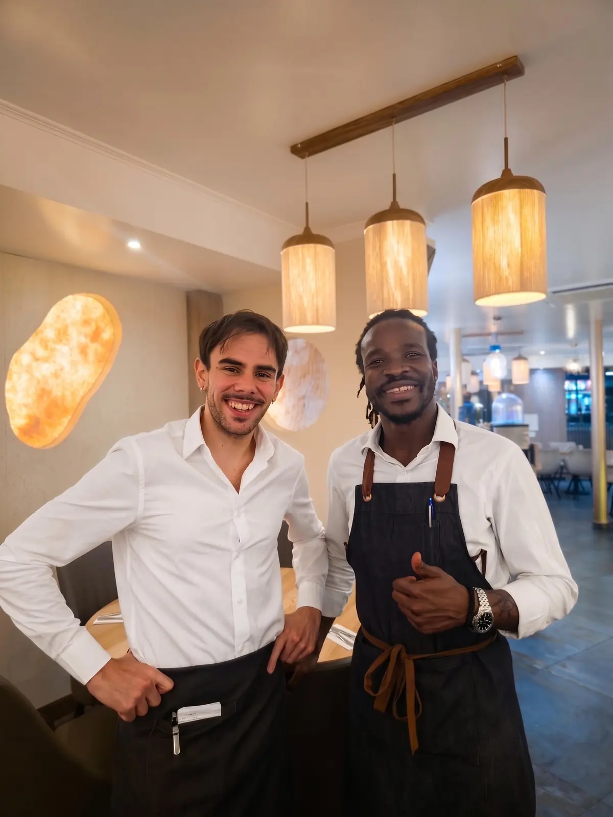 L'équipe de La Lumière, en salle et en cuisine